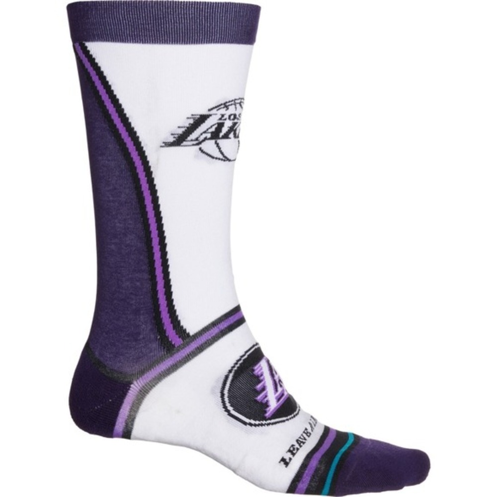 Stance Los Angeles Lakers 2023 City Edition Crew Socks Size Large Men's 9-13 NWT